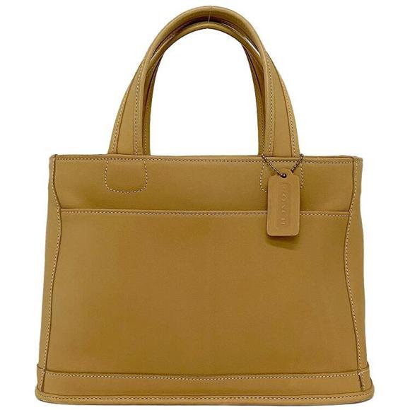 OTHERS Bags Coach Handbag Beige Old 933 Leather Coach Tote Bag